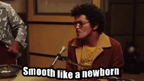 Bruno Mars Smooth Like A Newborn GIF
