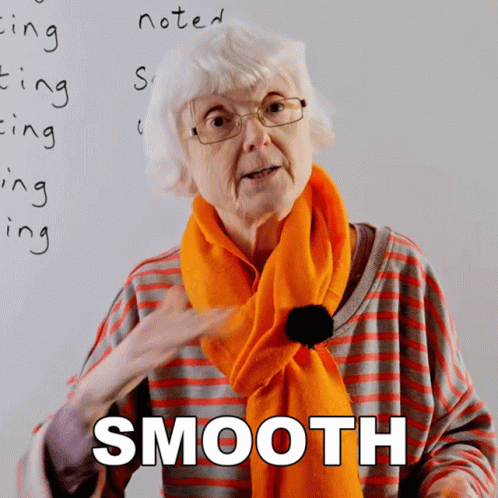 Smooth Grandma Teaching Session GIF