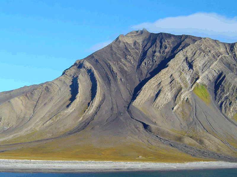 Smooth Land Slide Mountain GIF