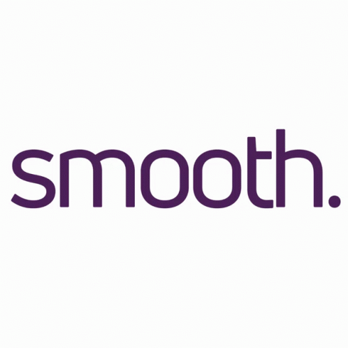Smooth Logo in Purple and White