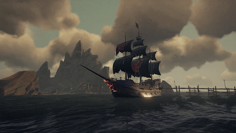 Smooth Sailing With Jolly Roger GIF