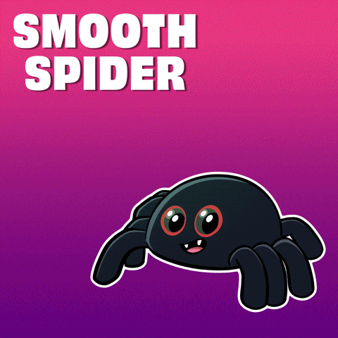 Smooth Spider Cartoon