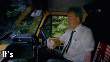 Smug Jeremy Clarkson Driving GIF
