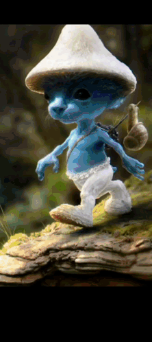 Smurf Cat Meme Color Transition GIF