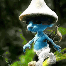 Smurf Cat Meme Real Life Anime GIF