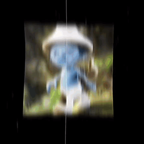 Smurf Cat With Swapped Faces GIF