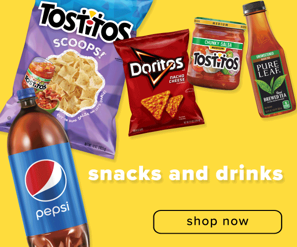 Snacks And Drinks Shop Now GIF