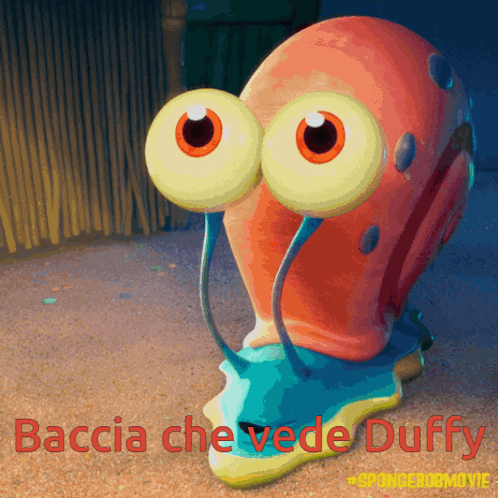 Snail With Words Baccia Che Vede Duffy GIF