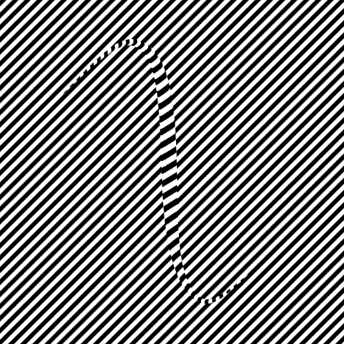 Snake Crawling On Slanted Lines Optic GIF