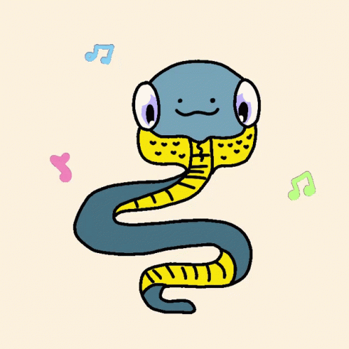 Snake Wearing Headphones and Bow Tie