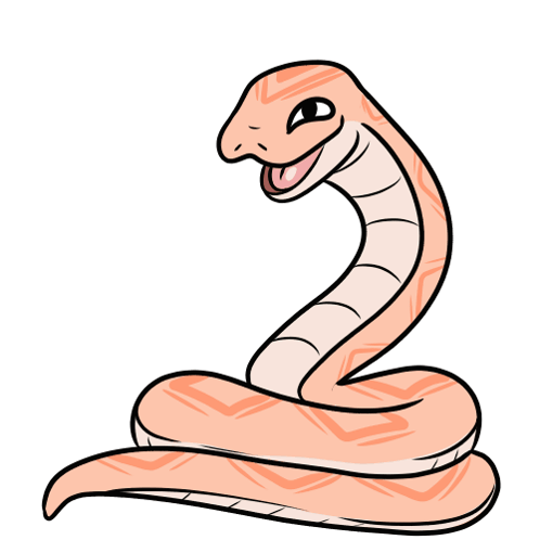 Snake with Mouth Wide Open