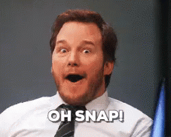 Oh Snap Chris Pratt Shocked Reaction GIF