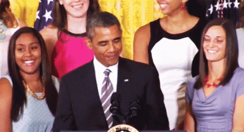 Barrack Obama Playful Finger Snap GIF