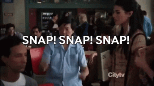 Ken Jeong Frantic Snap GIF