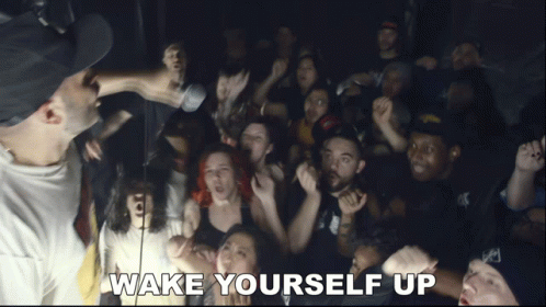 Snap Out Of It Wake Yourself GIF