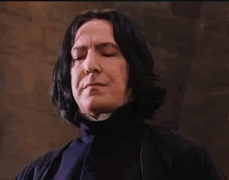 Snape Death Stare GIF