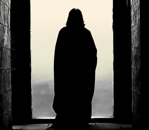 Snape Severus Standing Silhouette GIF