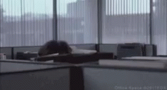 Sneak Out Office Space GIF