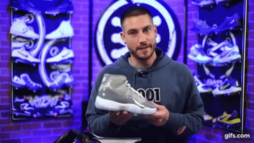 Sneaker Sniff GIF