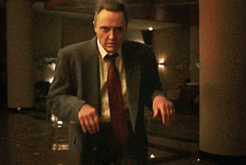 Sneaking Dance Move Christopher Walken GIF