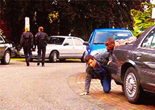 Sneaking Gus And Shawn Spencer Psych GIF