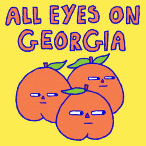 Sneaky Peach All Eyes On Georgia GIF
