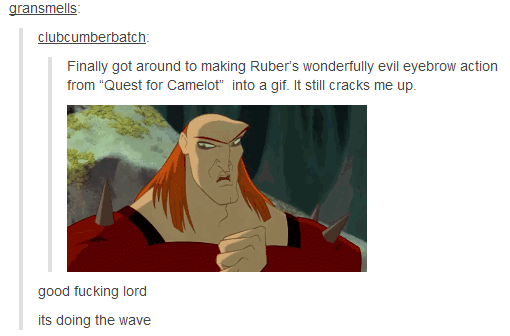 Sneaky Ruber's Eyebrows Up Meme GIF