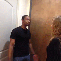Sneaky Steal Yo Girl Kiss GIF