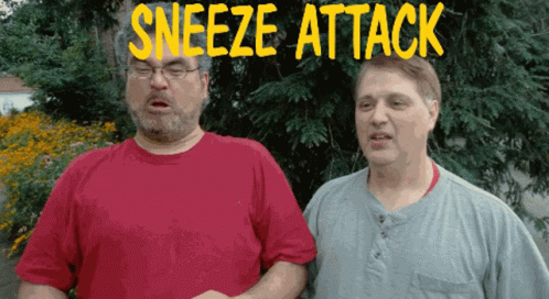 Sneeze Attack Slow Motion GIF