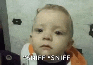 Baby Sniff And Cries GIF
