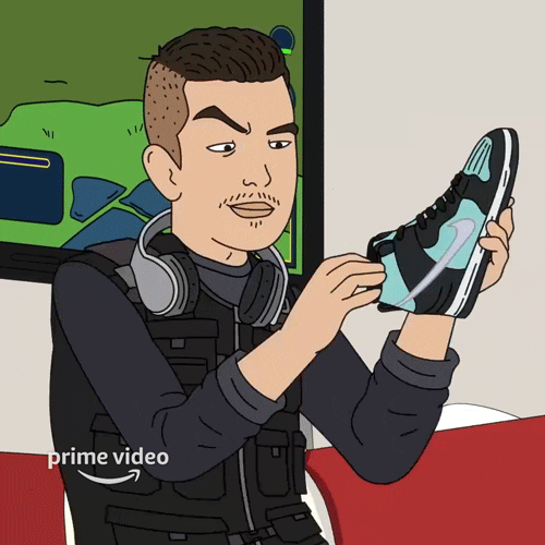 Sniff On Shoes GIF