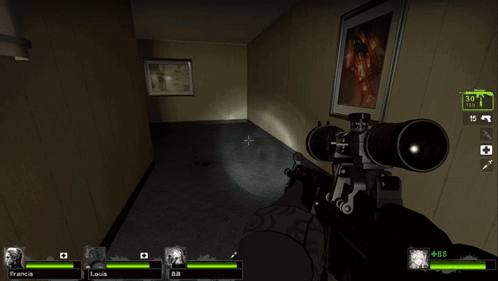 Sniper Aiming At Painting GIF