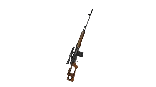 Sniper Rifle With Scope