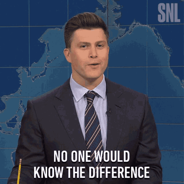 Snl Colin Jost Same Same But Different GIF
