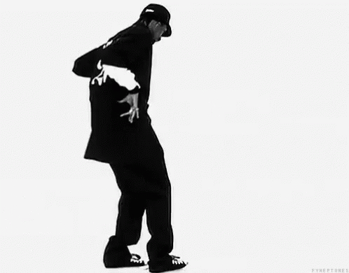 Monochromatic Snoop Dogg Dance Movement GIF