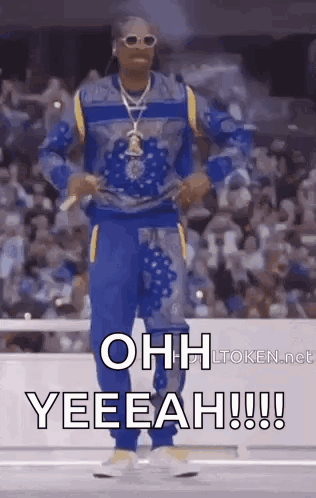 Snoop Dogg Dancing in Stadium
