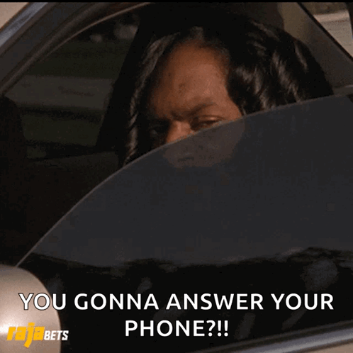 Snoop Dogg In Car Says You Gonna Answer Your Phone GIF