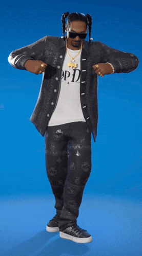 Snoop Dogg In Sunglasses And OPD Shirt GIF