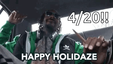 Snoop Dogg Smoking Cigarette Peace Sign