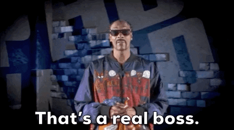 Snoop Dogg That's A Real Boss GIF