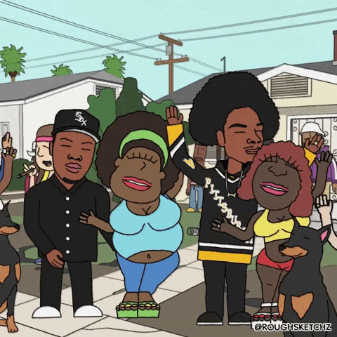 Animated Snoop Dogg Who Is He With Friends GIF
