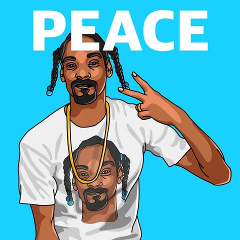 Snoop Dogg Who Giving Peace Sign GIF