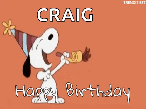 Snoopy Blowing Party Horn Craig