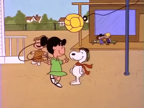 Snoopy Charlie Brown Gang GIF