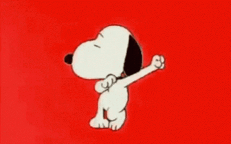 Snoopy Dancing Cute Dance Moves GIF