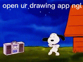 Snoopy Dancing In Front Of Radio GIF