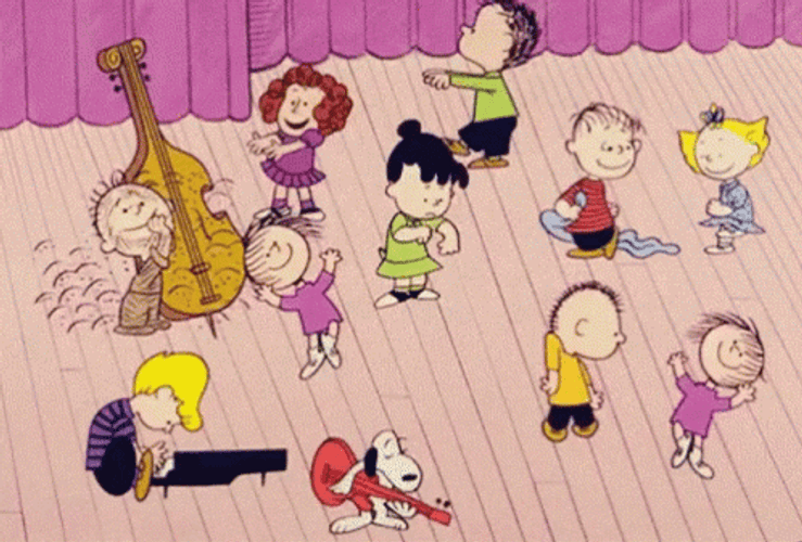 Snoopy Dancing Peanuts Charlie Brown GIF