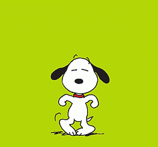 Snoopy Dancing Weird Feet GIF