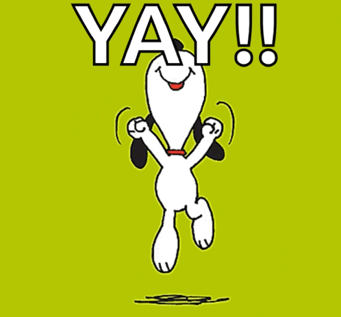 Snoopy Dancing With Yay