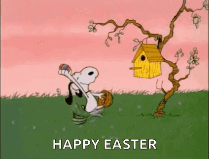 Snoopy Easter Egg Gif GIF